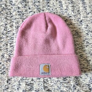 Carhartt Pink Knit Beanie Hat